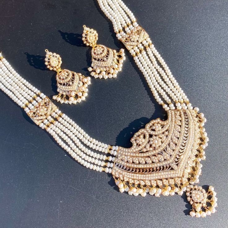 Gold Pearl Rani Haar Price in India
