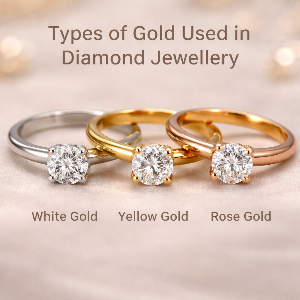 Types of Gold Used in Diamond Jewellery